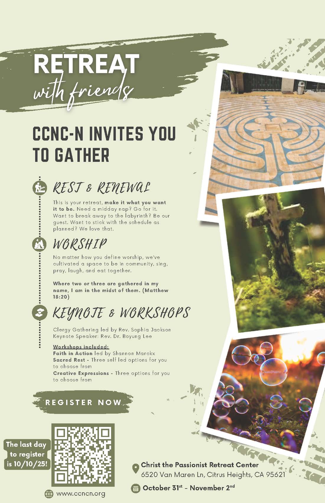 Women's Fall Retreat Flyer